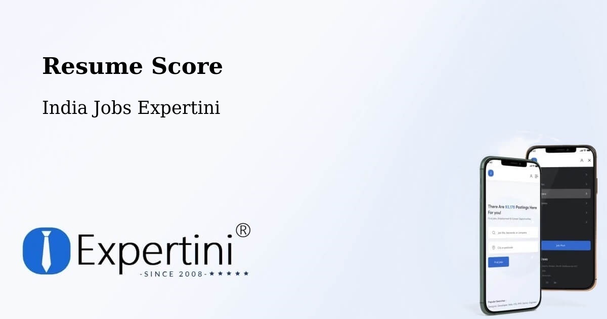 Resume Score & Job Description Match Tool – Una - India Jobs Expertini